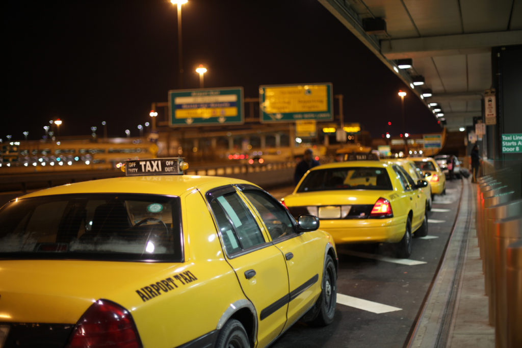 Airport Taxi Lineup - Janus Cam